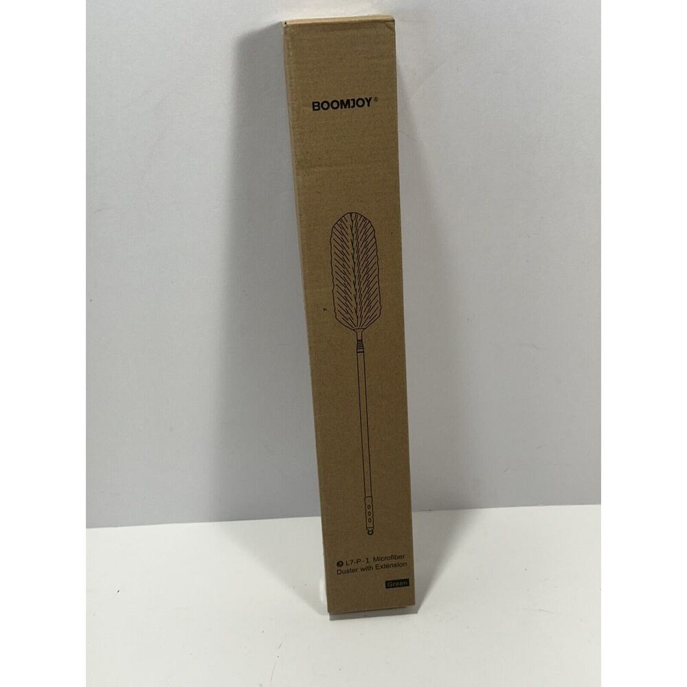 BOOMJOY Microfiber Feather Duster with Extendable Pole, 100" Telescoping Cobweb